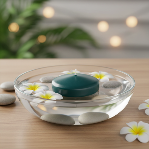 daiktų Plaukiojanti žvakė šventinėms progoms ir atmosferinei dekoracijai, 8 cm, 8 vnt.