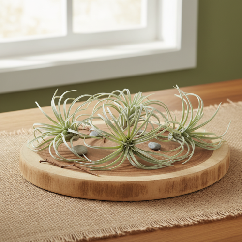daiktų Tillandsia sultingi dirbtiniai žalieji augalai 13cm