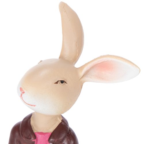 daiktų Velykinių zuikučių figūrėlių rinkinys, miela stalo dekoracija Velykoms ir pavasariui, 9 cm, 4 dalys