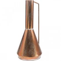 daiktų Dekoratyvinė vaza vintažinis dekoratyvinis ąsotis vario spalvos metalas Ø26cm H58cm
