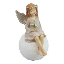 daiktų Stalo puošmena Kalėdinis Kalėdų angelas angelas su žvaigžde 21cm
