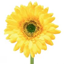 daiktų Dirbtinės gėlės Gerbera Sun Yellow Garden Gėlė 47cm