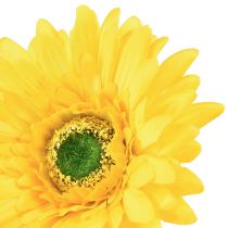 daiktų Dirbtinės gėlės Gerbera Sun Yellow Garden Gėlė 47cm