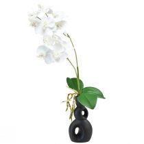 daiktų Balta orchidėja ant Pick Artificial Phalaenopsis Real Touch 39cm