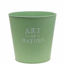 daiktų Gėlių vazonas cinkuotas Art of Nature mėtų žalias Ø17,5cm H15cm