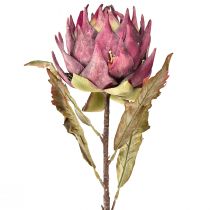 Dirbtinis artišokas Didelė Dirbtinė gėlė Dry Look Violetinė 76cm