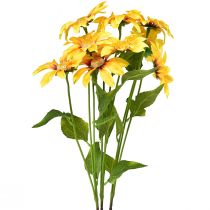 daiktų Dirbtinės saulėgrąžos Dekoratyvinės gėlės Geltonos 79cm 3vnt