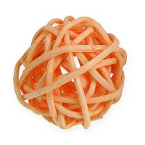 daiktų Rotanginis rutulinis oranžinis, abrikosinis, balintas 72vnt