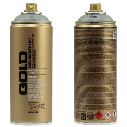 daiktų Purškiami dažai Spray Grey Montana Gold Roof Matt 400ml