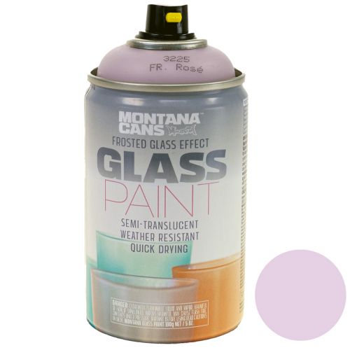 Floristik24 Stiklo dažai purškiamuoju efektu purškiami purškiami dažai stiklo rožių matiniai 250ml