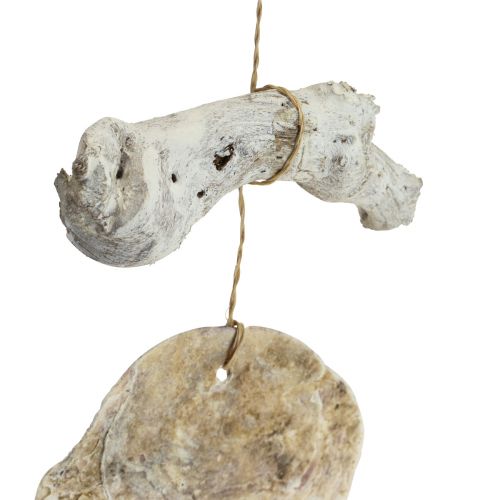 daiktų Capiz Girland Mother of Pearl Shell Girland Driftwood L106cm