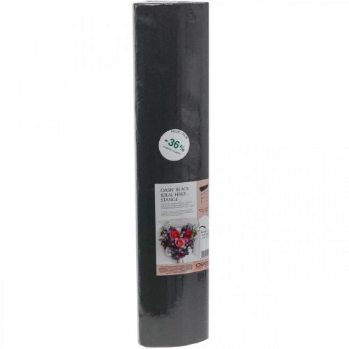 daiktų Oasis Black Ideal Floral Foam Heart Black 12x55cm