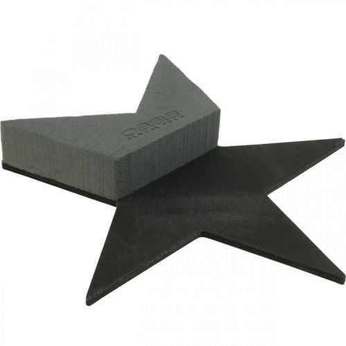 daiktų OASIS® Black Bioline® Floral Foam Star Black H30cm 2 vnt