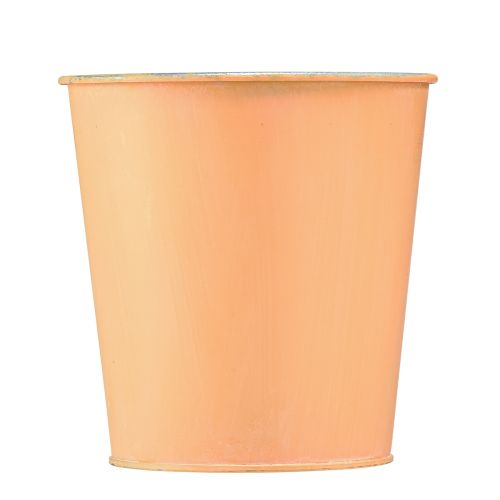 daiktų Gėlių vazonas metalinis vazonas persikų geltonas Ø11,5cm H11,5cm