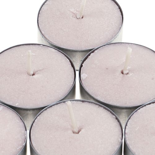 daiktų Kvapios žvakės frezijos, arbatinių žvakių kvapas, kambario kvapioji žvakė Ø3,5cm H1,5cm 18 vnt.