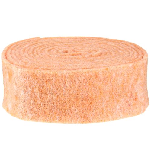daiktų Veltinio juostelė oranžinė 7,5cm 5m
