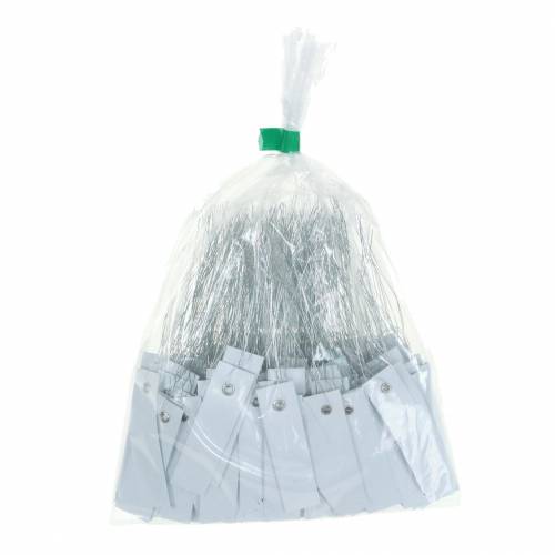 daiktų Pakabinamos etiketės baltos 20mm x 80mm 250 vnt