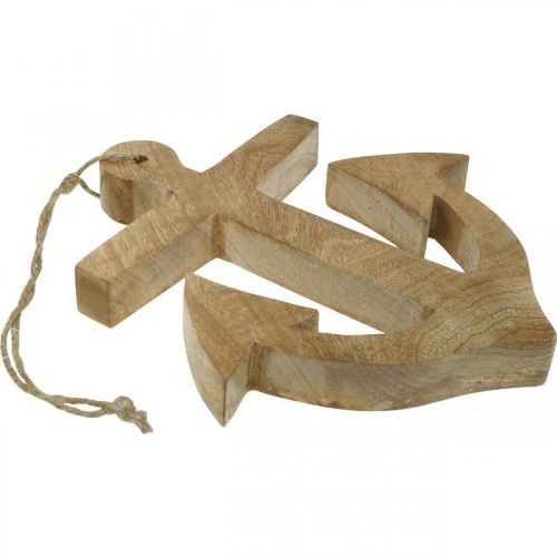 daiktų Kabantis inkaras Mango Wood Jūrinė pakaba Natūralus H24,5cm