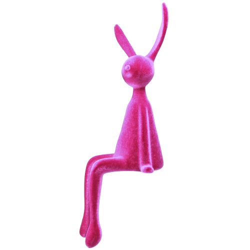 daiktų Edge Stool Rabbit Flocked Sitting Easter Bunny Rožinė 56cm