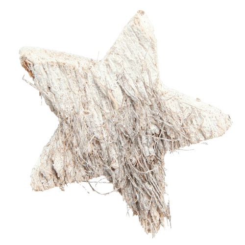 daiktų Coconut Star Dekoracija Coconut Stars White Wash 5cm 30 vnt