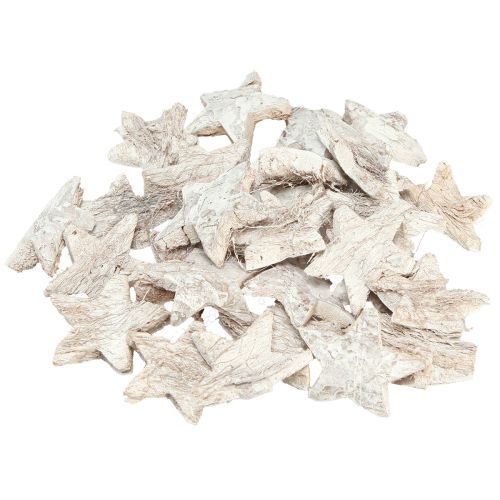 daiktų Coconut Star Dekoracija Coconut Stars White Wash 5cm 30 vnt