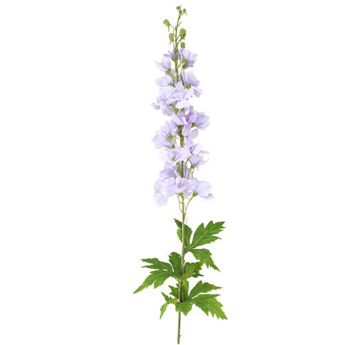 Dirbtinės gėlės delphinium šviesiai violetinės ant stiebo 90cm 2 vnt