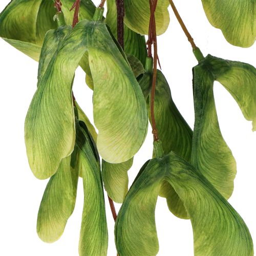 daiktų Dirbtinės platano šakos geltonai žalios, 100 cm, 3 vnt.