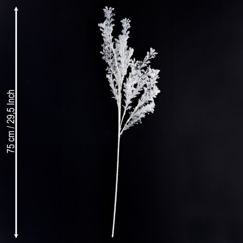 daiktų Dirbtinės šakos, matinės, žiemos dekoracijos, baltos, 78 cm, 2 vnt.