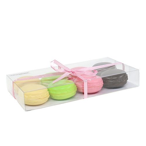 daiktų Dekoratyviniai macaron bezės pyragaičiai, spalvingi asorti. 5cm 8vnt