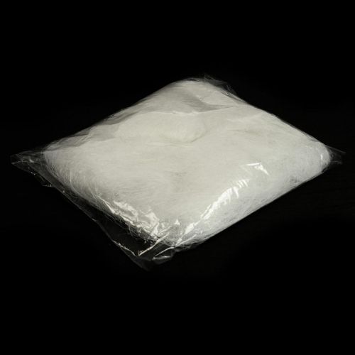 daiktų Balta sizalio žolė 300g rankdarbiams - Dekoratyvinė natūrali medžiaga vestuvėms, Velykoms ir Kalėdoms
