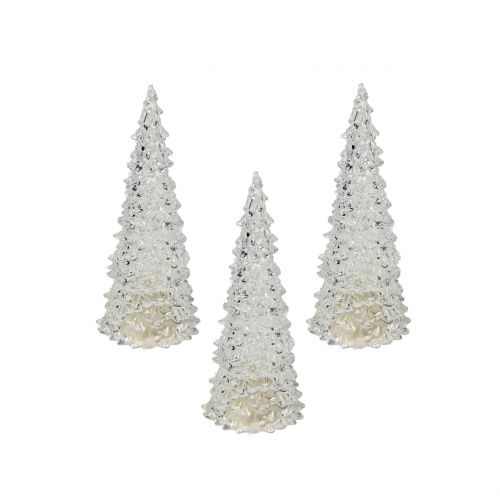 Floristik24 Eglutė akrilas su LED lempute Ø6cm H12cm