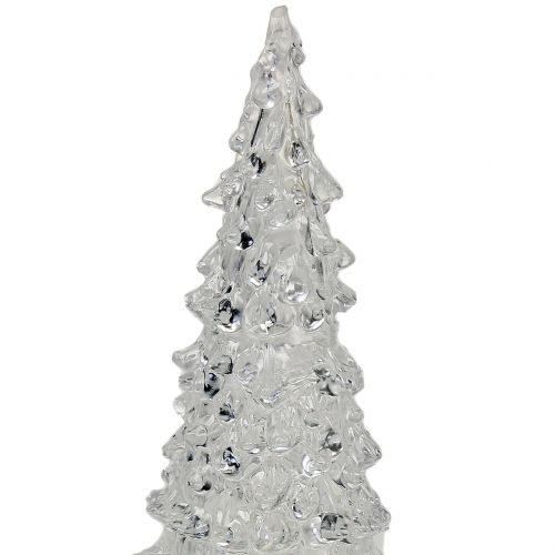 Floristik24 Eglutė akrilas su LED lempute Ø6cm H12cm