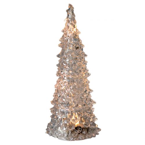 Floristik24 Eglutė akrilas su LED lempute Ø6cm H12cm