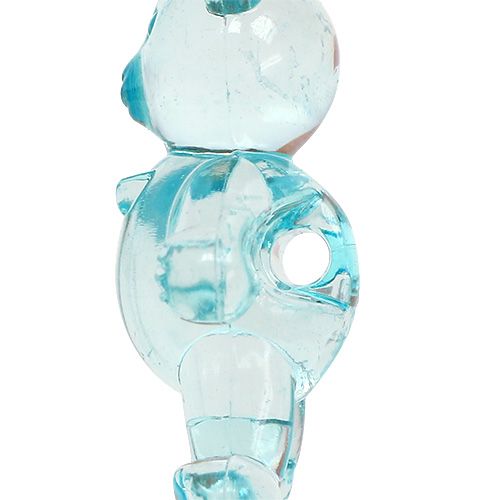 Floristik24 Stalo dekoracija gimusiam meškiui mėlyna 3,5cm 60vnt