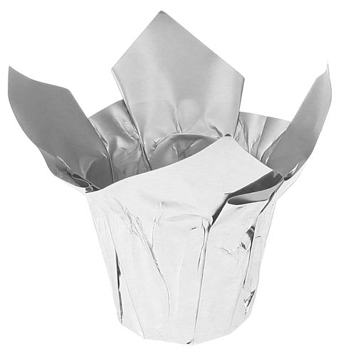 daiktų Vazonai sidabro blizgesio dovanų pakuotėms Ø5,5 cm A6 cm 8 vnt.