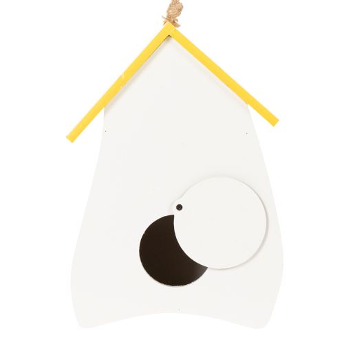 daiktų Dekoratyvinis paukščių namelis su gėlių raštu, skirtas naudoti viduje ir balkone, 21 cm