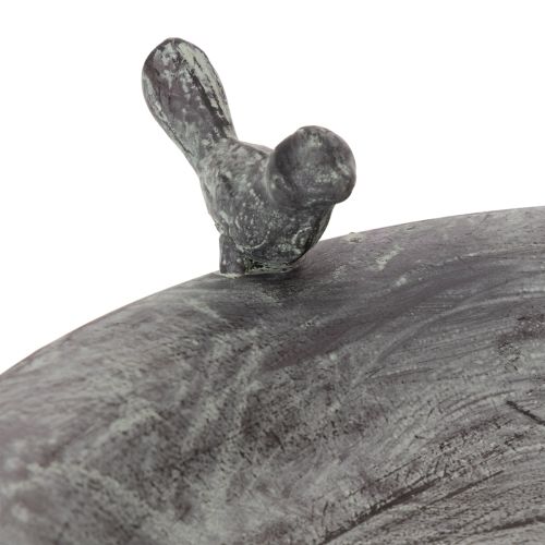 daiktų Dekoratyvinė paukščių girdykla su subtiliu lapų raštu vintažinio stiliaus, 74 cm