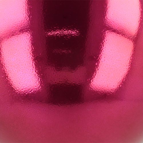 daiktų Kalėdinis plastikinis kalėdinis rutulys, didelis, rožinis, Ø14 cm