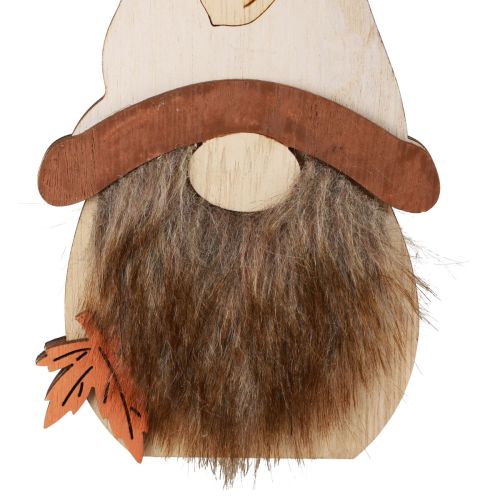 daiktų Gnome pakabukas medinis dekoras rudeniniai nykštukai 21×10,5cm 4 vnt