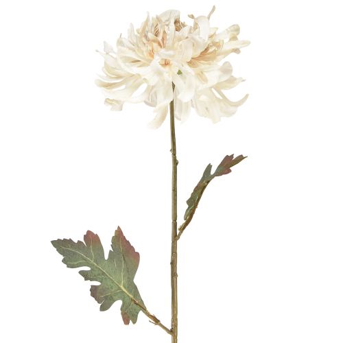 Chrysanthemum Dirbtinių dekoratyvinių gėlių kremas L72cm 2vnt