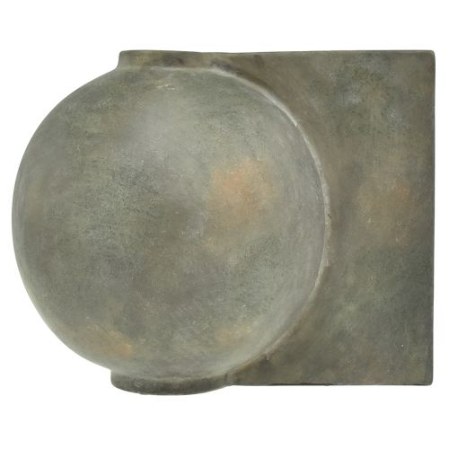 daiktų Dekoratyvinė vaza keraminė antikvarinė išvaizda bronzos pilka 30×20×24cm