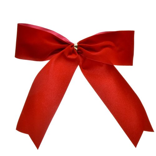 Aksominis lankelis raudonas 5,5cm pločio kalėdinis lankelis tinkamas naudoti lauke 18×18cm 10vnt