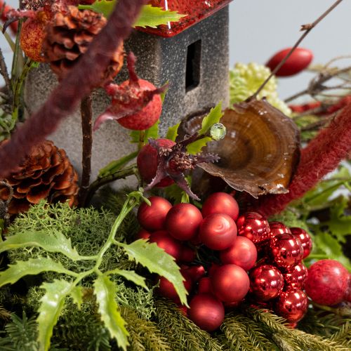 daiktų Veidrodinės uogos raudonos matinės, blizgios Ø1.5cm 140 vnt.