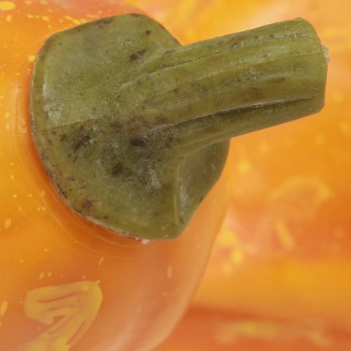 daiktų Dekoratyvinė moliūgų apdaila dirbtinis moliūgas oranžinis Ø13,5cm H25cm