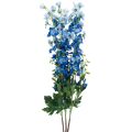 Floristik24 Delphinium Delphinium dirbtinės gėlės mėlynos 78cm 3vnt