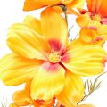 Floristik24 Cosmea Kosmee papuošalų krepšelis dirbtinės gėlės apelsinas 75cm