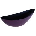 Floristik24 Augalinės valties dekoratyvinis dubuo violetinis 38,5 cm × 12,5 cm × 13 cm