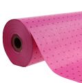 Floristik24 Rankogalių popierius 25cm 100m taškeliai rožinis